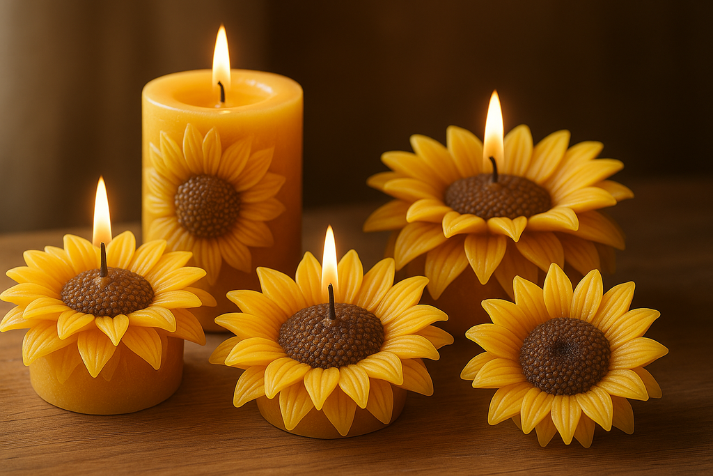 sunfloer candles